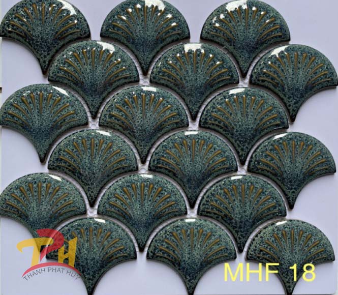Gạch Mosaic Vảy Cá MHF 18