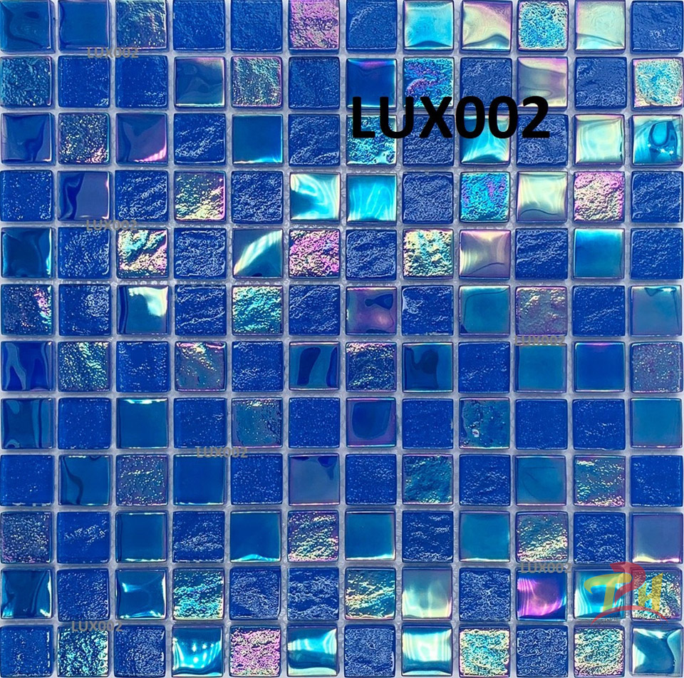 Gạch mosaic thủy tinh trang trí cao cấp LUX002
