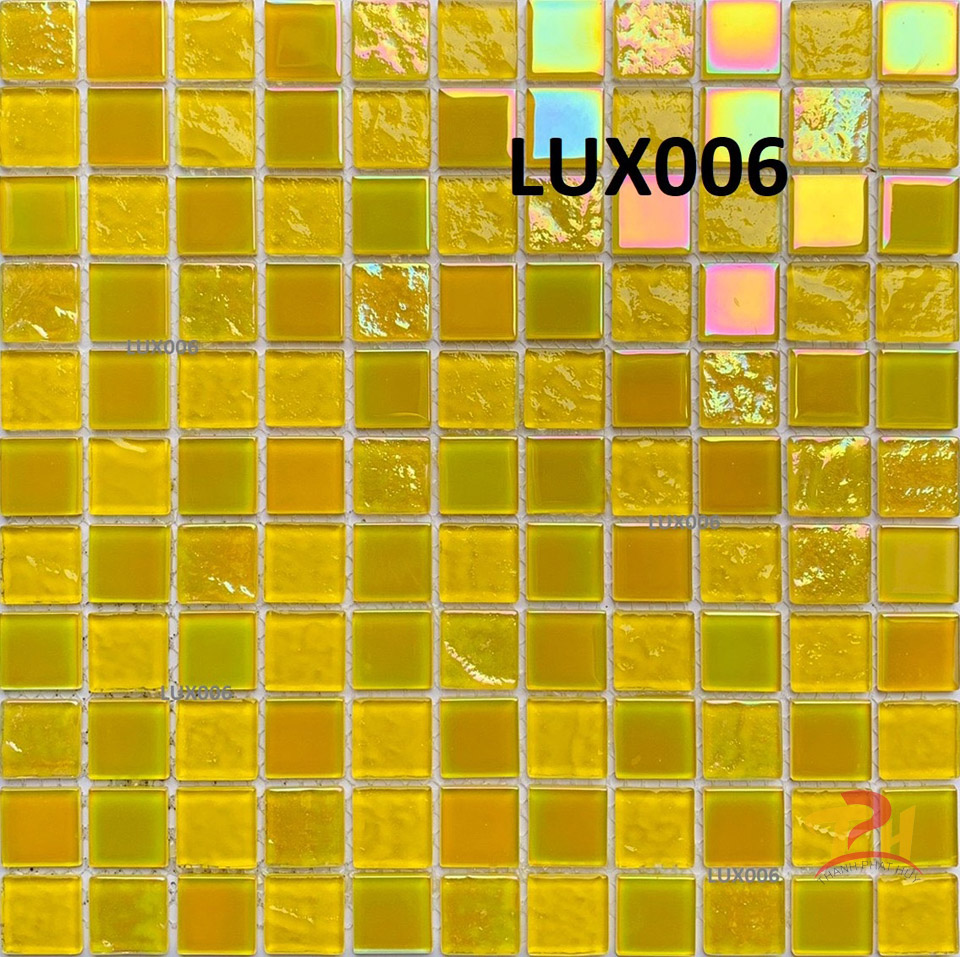 Gạch mosaic thủy tinh trang trí cao cấp LUX006