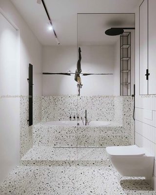 Gạch giả terrazzo là gì? Xu hướng lát nền hiện đại, đẹp và tiết kiệm 30 Phoi canh nha tam gach Terrazzo da mai