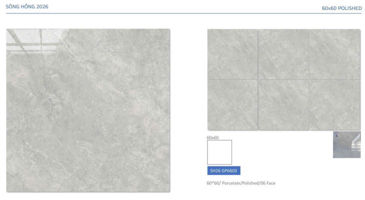 Gạch 60x60 Viglacera SH26-GP6603 3 Gạch 60x60 Viglacera SH26-GP6603