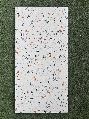 Gạch giả terrazzo là gì? Xu hướng lát nền hiện đại, đẹp và tiết kiệm 40 gach gia terrazzo 30x60cm lat nen
