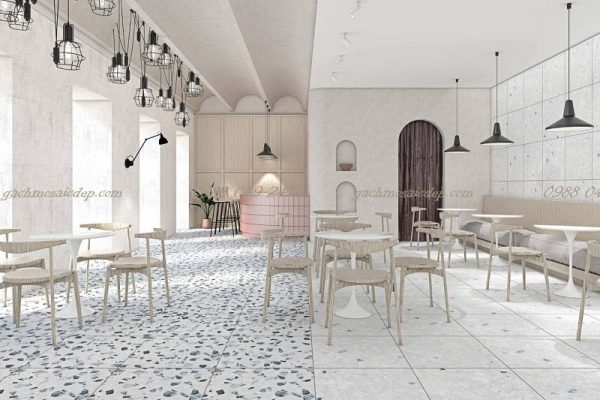 Gạch giả terrazzo là gì? Xu hướng lát nền hiện đại, đẹp và tiết kiệm 25 gach gia terrazzo dep quan cf