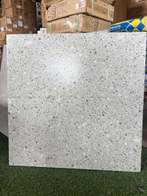 Gạch giả terrazzo là gì? Xu hướng lát nền hiện đại, đẹp và tiết kiệm 36 gach gia terrazzo mau xam