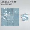 Gạch thẻ 10x10cm M11B04 xanh da trời bóng gợn sóng 2 Gạch thẻ 10x10cm M11B04 trắng bóng gợn sóng