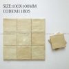 Gạch thẻ 10x10cm M11B05 vàng bóng gợn sóng 2 Gạch thẻ 10x10cm M11B05
