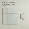Gạch thẻ 15x15cm MD1212S02 trắng bóng gợn mờ 1 Gạch thẻ 15x15cm MD1212S02