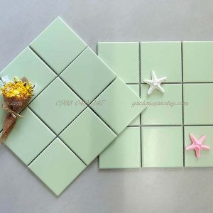 Gạch Mosaic 10x10cm mờ 905 4 Gach mosaic 10x10 905 trang tri